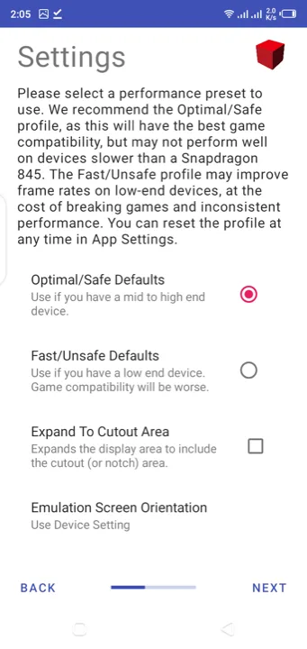 NetherSX2 graphics and performance settings